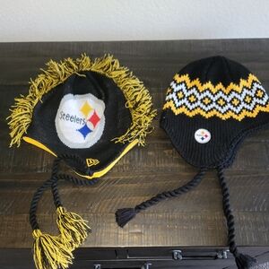 New Era Black and Yellow Steelers Knit Hats